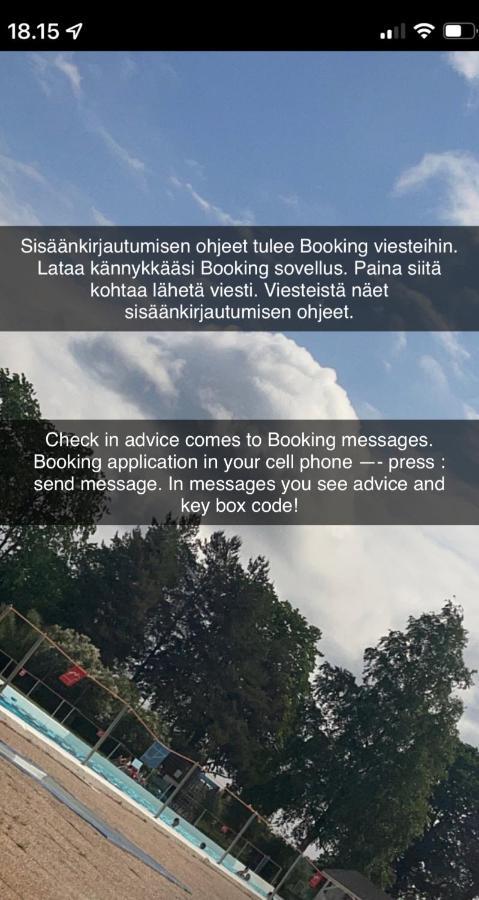 Apartmán Yksio Kilometri Jokirannasta Forilta Turku Exteriér fotografie
